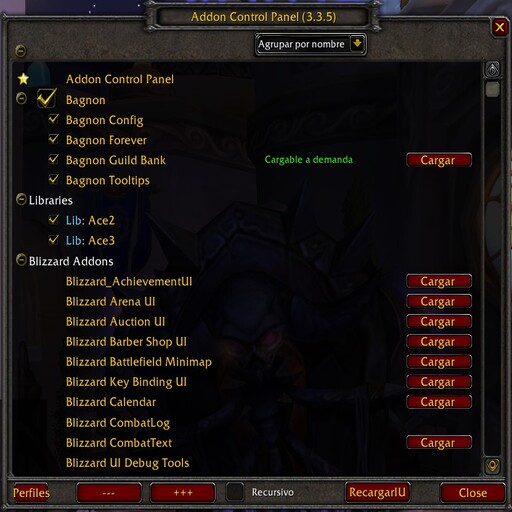 Addon Control Panel