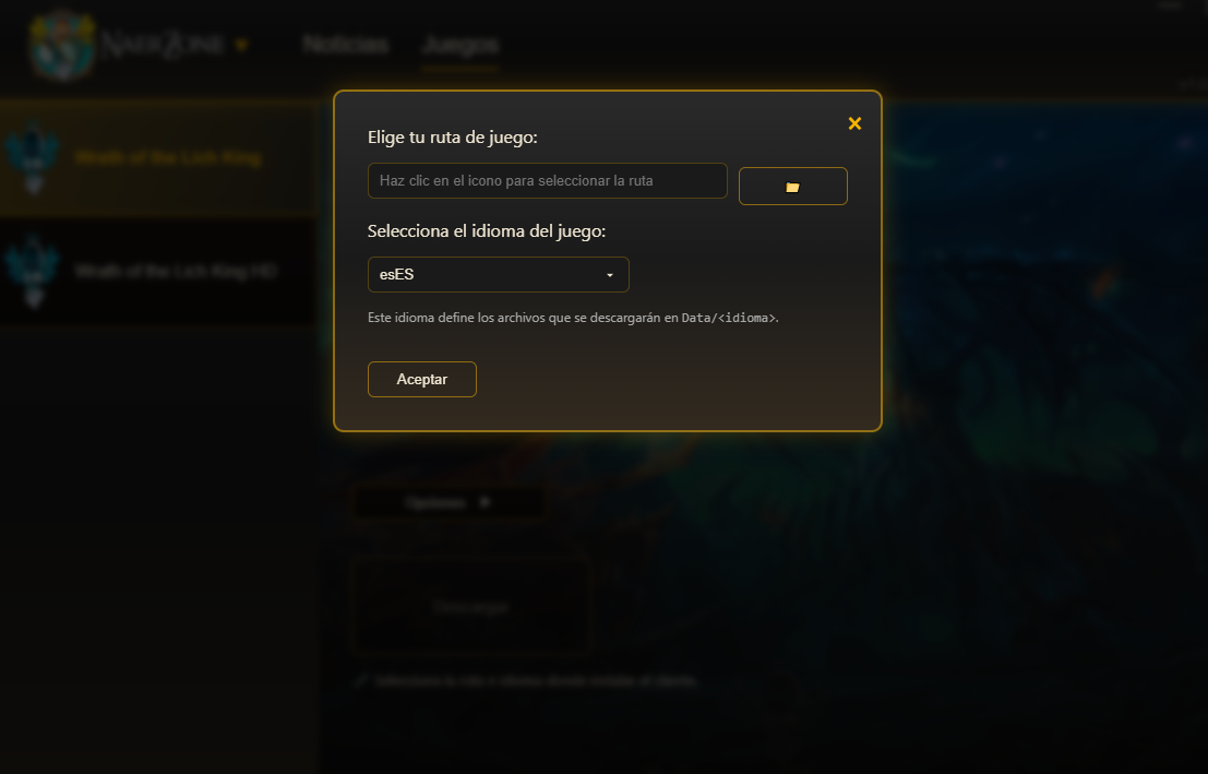 Launcher Paso 1