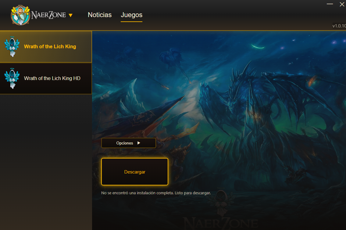 Launcher Descargando