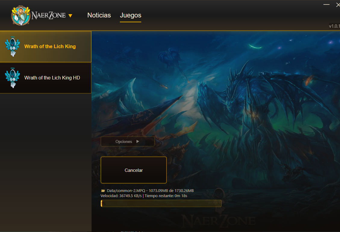 Launcher Descargando 2